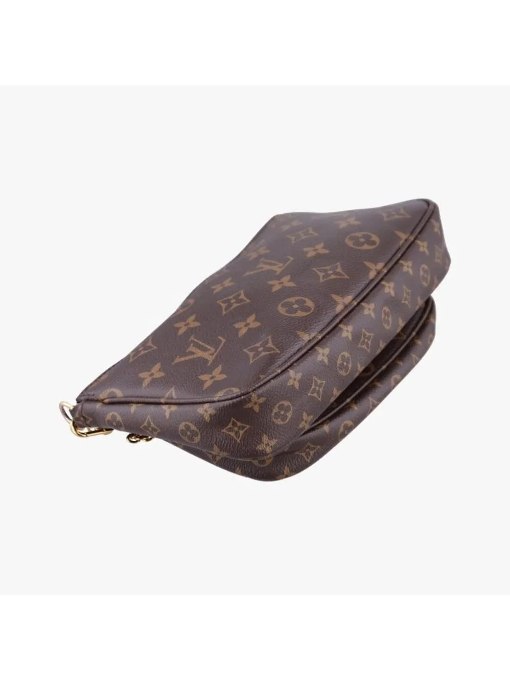 Louis Vuitton Multi Pochette Accessoires Monogram Brown Khaki Canvas Shoulder